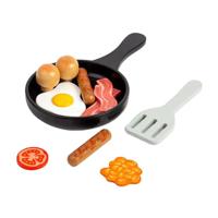 Bigjigs houten ontbijtset, 11dlg.