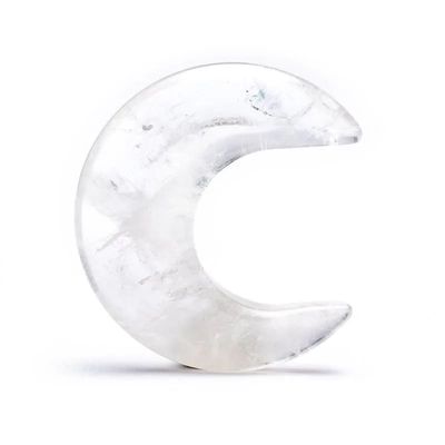 Edelstenen Maan Bergkristal - 4 cm