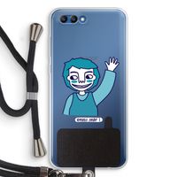 Zwaai: Honor 10 Transparant Hoesje met koord