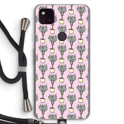 Boompje: Pixel 4a 5G Transparant Hoesje met koord