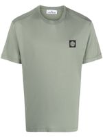 Stone Island Compass-motif cotton T-shirt - Vert