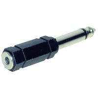 TRU COMPONENTS Jackplug-adapter Jackplug male 6,3 mm - Jackplug female 3,5 mm Mono Aantal polen: 2 Inhoud: 1 stuk(s)