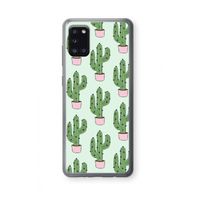 Cactus Lover: Samsung Galaxy A31 Transparant Hoesje