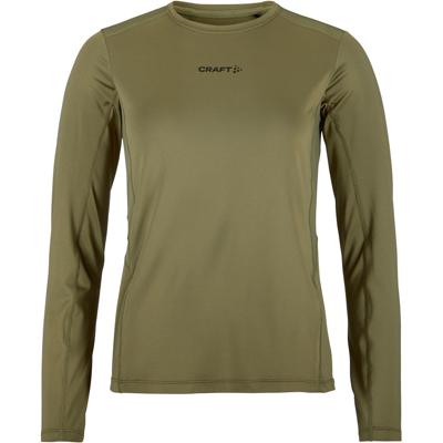 Craft ADV Essence 2 hardloopshirt lange mouw donkergroen dames L