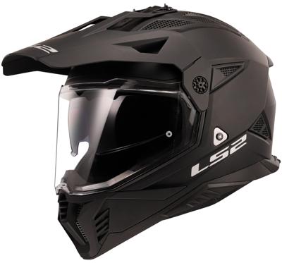 LS2 Helmet mx702 pion. ii solid xxl matt black