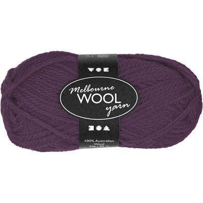 Creativ Company Melbourne wolgaren, l: 92 m, paars, 50 gr/ 1 bol
