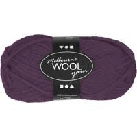 Creativ Company Melbourne wolgaren, l: 92 m, paars, 50 gr/ 1 bol