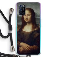 Mona Lisa: Oppo A52 Transparant Hoesje met koord