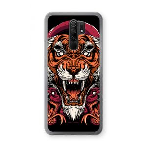 Tiger and Rattlesnakes: Xiaomi Redmi 9 Transparant Hoesje