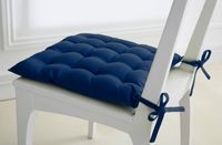 Today Stoelkussen 40x40cm Katoen Donkerblauw