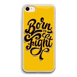 Born to Fight: iPhone 7 Transparant Hoesje