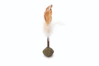 Beeztees catnip bal + Matatabi met veren kattenspeelgoed 16cm Beeztees catnip bal + Matatabi met veren kattenspeelgoed 16cm