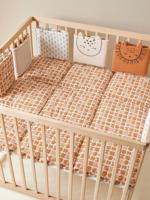 Stootrand bed/box ETHNIC beige, bedrukt Stootrand bed/box ETHNIC beige, bedrukt