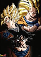 Poster Dragon Ball - Goku Transformations 38x52cm