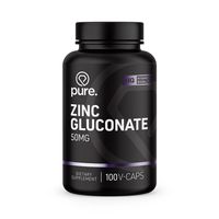 -Zinc Gluconate 50mg 100v-caps