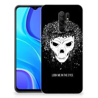 Silicone Back Case Xiaomi Redmi 9 Skull Hair - thumbnail