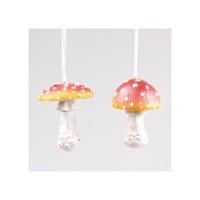 Farmwood Animals Paddenstoel hangend set a 2st 6x6x9cm