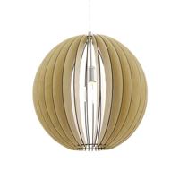 Eglo Landelijke hanglamp Cossano 50cm mapple hout 94765 - thumbnail