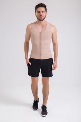 Esbelt afslank onderhemd met rits