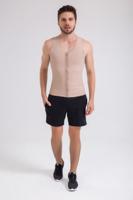 Esbelt afslank onderhemd met rits