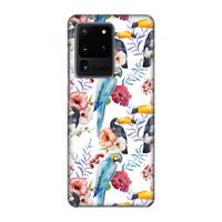 Bloemen tukan: Volledig geprint Samsung Galaxy S20 Ultra Hoesje