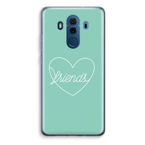 Friends heart pastel: Huawei Mate 10 Pro Transparant Hoesje