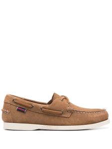 Sebago chaussures bateau Portland en cuir - Marron