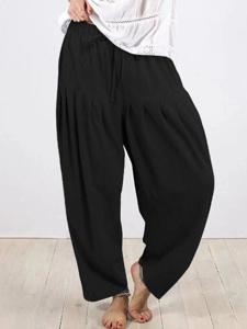 Casual Loose Plain Pants