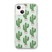 Cactus Lover: iPhone 13 mini Transparant Hoesje