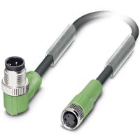 Phoenix Contact 1668904 Sensor/actuator connector, geassembleerd M8 Aantal polen (sensoren): 3 Stekker, haaks, Bus, recht 3.00 m 1 stuk(s) Piece