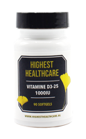 Highest Healthcare Vitamine D3-25 1000IU Softgels
