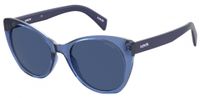 Levi's zonnebril 1015/S dames cat.3 cat eye polyamide blauw - thumbnail