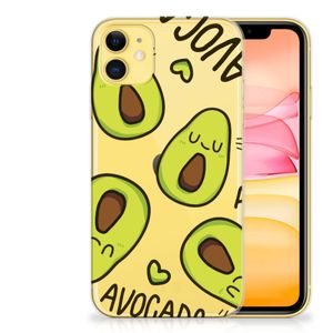 Apple iPhone 11 Telefoonhoesje met Naam Avocado Singing