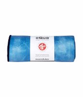 Manduka eQua Yogamat Handdoek - Camo Tie Dye Blues