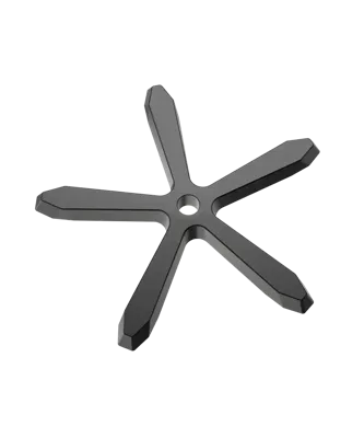 DXRacer 5-spaak zwart