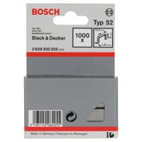 Bosch Accessories 2609200205 Nieten met plat draad Type 52 1000 stuk(s) Afm. (l x b) 8 mm x 12.3 mm