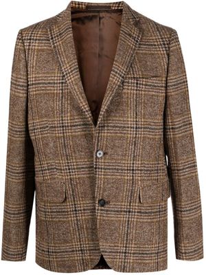Officine Generale blazer boutonné à carreaux - Marron