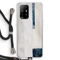 Meet you there: Oppo A94 5G Transparant Hoesje met koord Meet you there: Oppo A94 5G Transparant Hoesje met koord