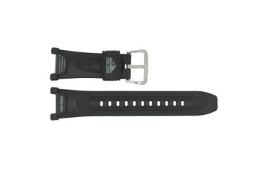 Horlogeband Casio PRG-240 / PRG-40 / 10036568 / 10631626 Kunststof/Plastic Zwart 18mm