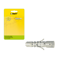 pgb-Europe SMART | Nylon plug met boord Ø 8x40 grijs | 70 st SM00BPN00080040XH