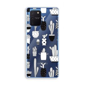 Cactusmotief: Samsung Galaxy Note 10 Lite Transparant Hoesje
