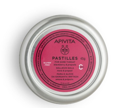 Apivita Braambessen & Propolis Pastilles 45gr