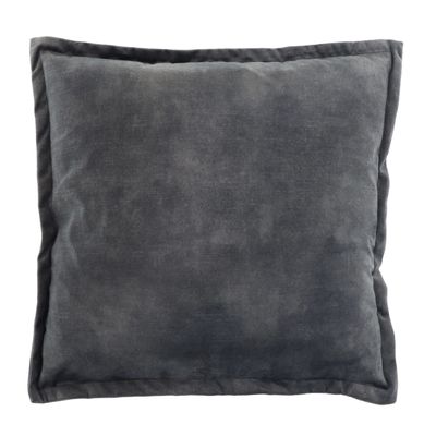 Kussen basics dark grey