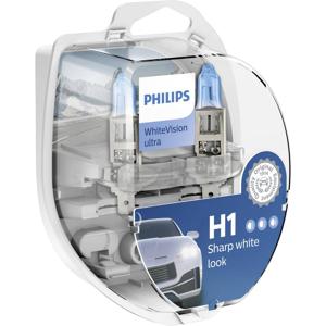 Philips Automotive 12258WVUSM Halogeenlamp WhiteVision Ultra H1 55 W 12 V