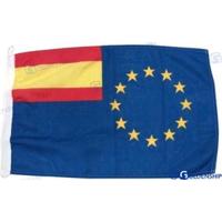 Bandera unión europea GS73337 - BANDERA CEE/ESPAÑA 30X45