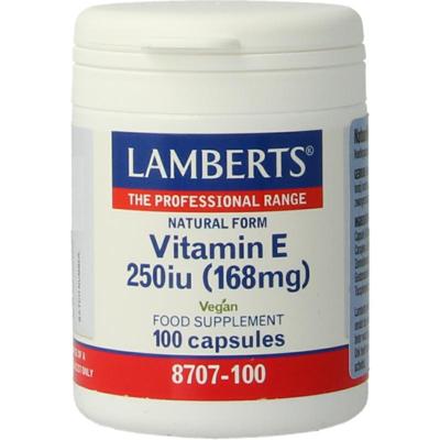 Lamberts Vitamine E 250IE natuurlijk