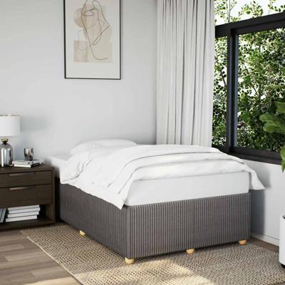 Bedframe zonder matras 120x200 cm stof taupe