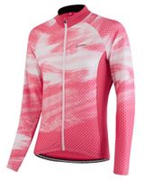 Löffler fietsshirt Nebula dames polyester rood - thumbnail