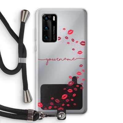 Kusjes: Huawei P40 Transparant Hoesje met koord