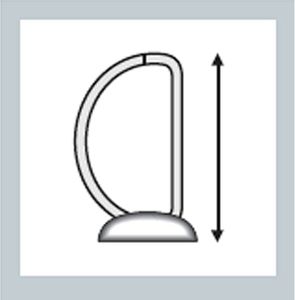 Presentatieringband Esselte A4 4-rings D-mech 25mm wit